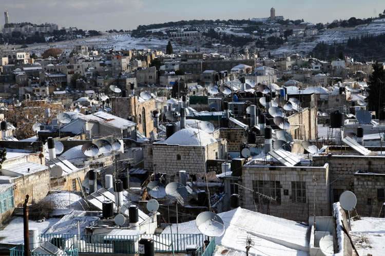 Early Snow in Jerusalem